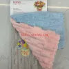 Embroidered bouquet towel, plain lace cloth, household kitchen cleaning towel, absorbent stain removal cloth, bahia Item Picture